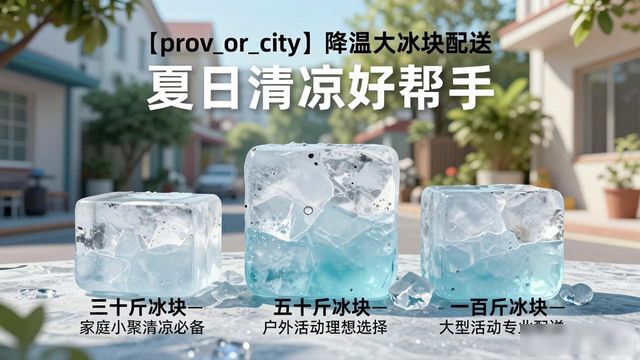 高淳降温大冰块配送 夏日清凉好帮手